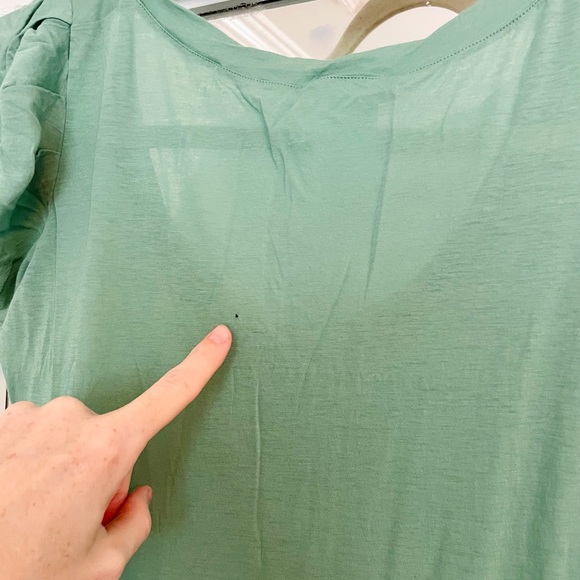 RARE CHLOE Mint Green Long Maxi Short Sleeve Dress - Picture 12 of 13